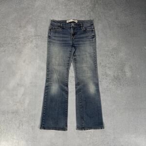 Low Rise Boot Cut Jeans Medium Wash - Size: 4A